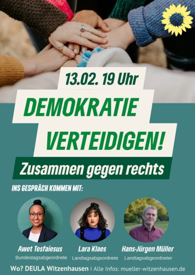 Demokratie verteidigen!  Zusammen gegen rechts