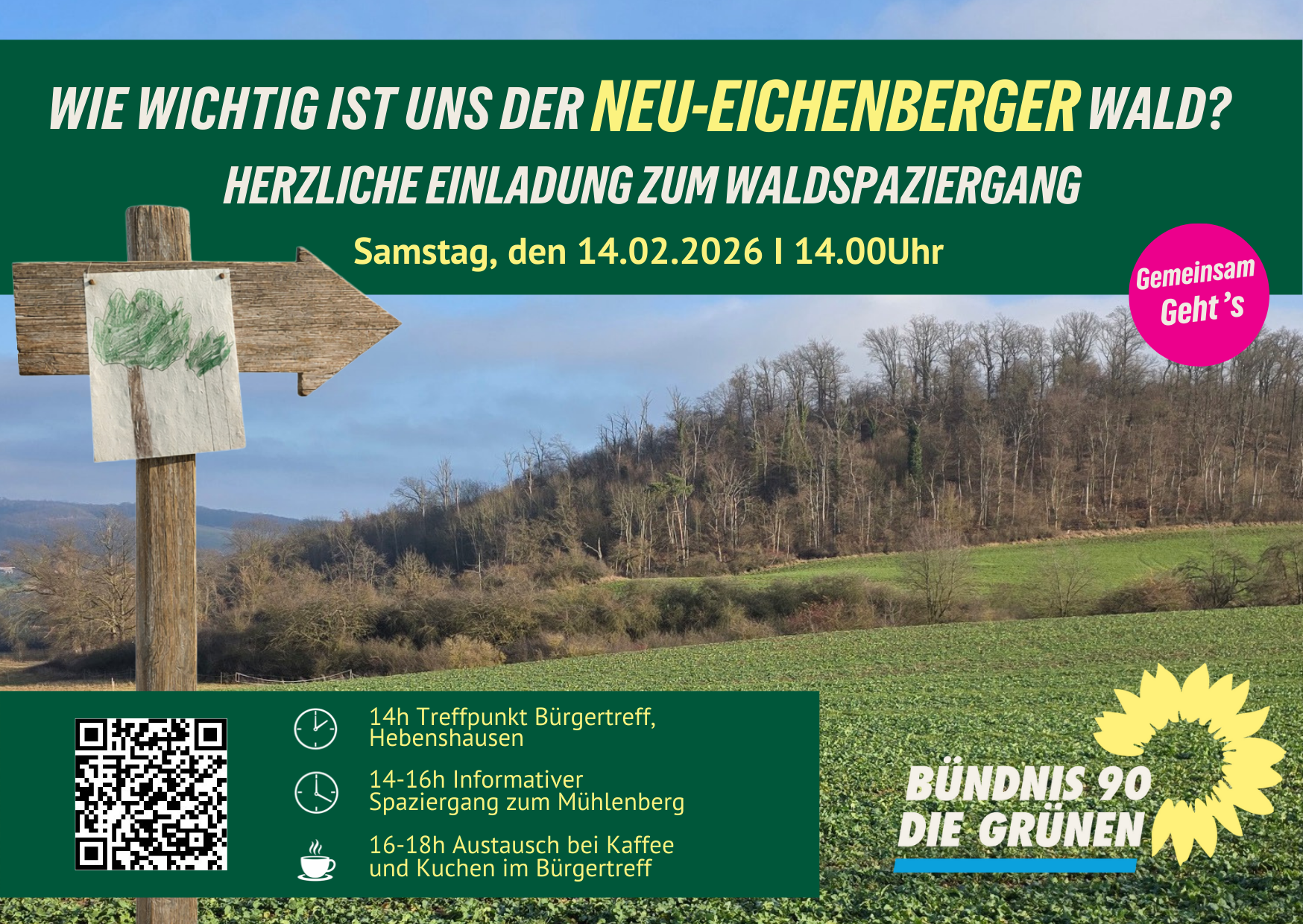 WIE WICHTIG IST UNS DER NEU-EICHENBERGER WALD?